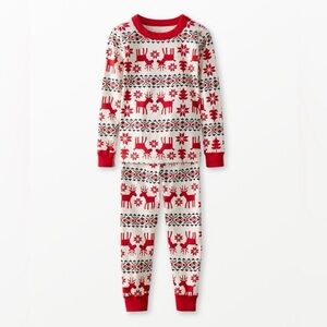 Hanna Andersson Kids' Holiday Dear Deer HannaJams Pajama Set